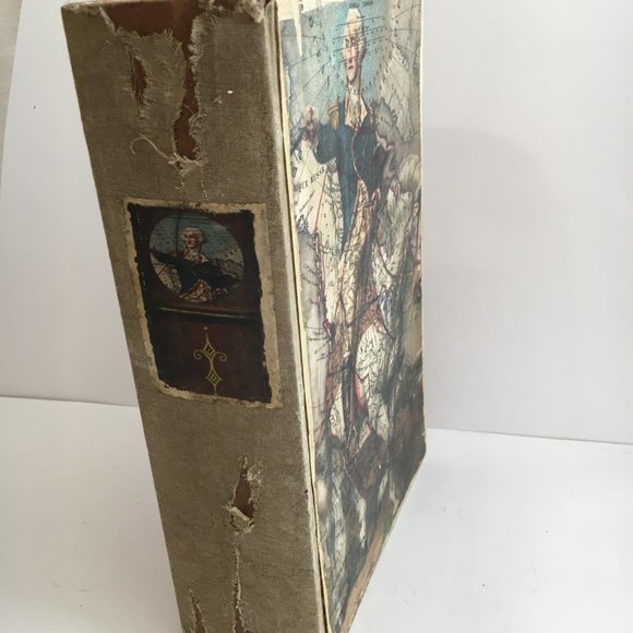Storage Box Book Vintage Storage Book George Washington Cloth Cover Large Book - Picture 1 of 8